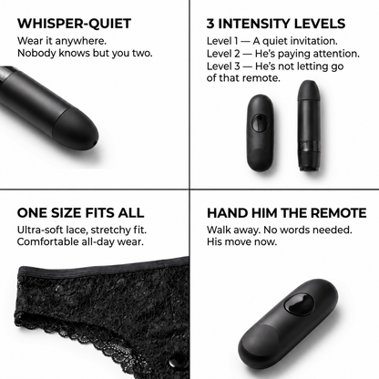 The Pulse Panties™ — Remote Control Couples Vibrator